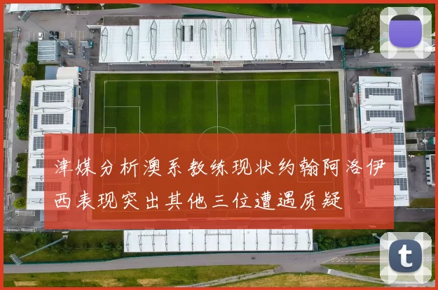 津媒分析澳系教练现状约翰阿洛伊西表现突出其他三位遭遇质疑